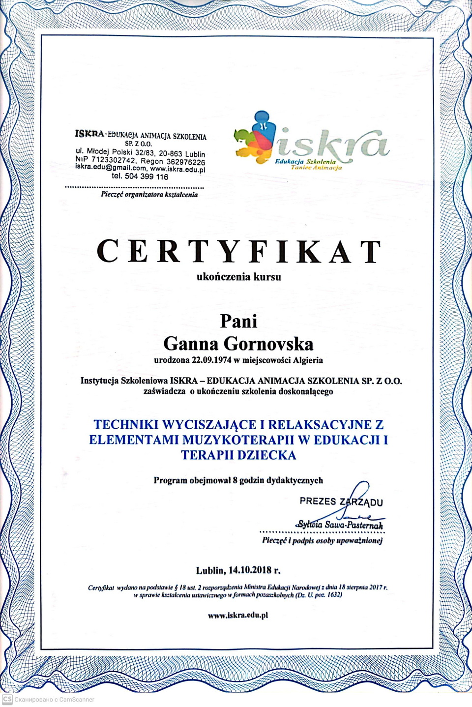 Certificate 01
